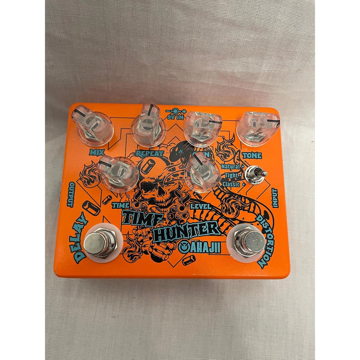 Ahajii AH-68 Time Hunter Distortion/Delay Pedal