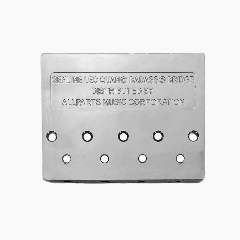 Leo Quan® Badass II™ 4-String Bass Bridge - Grooved Saddles, Chrome