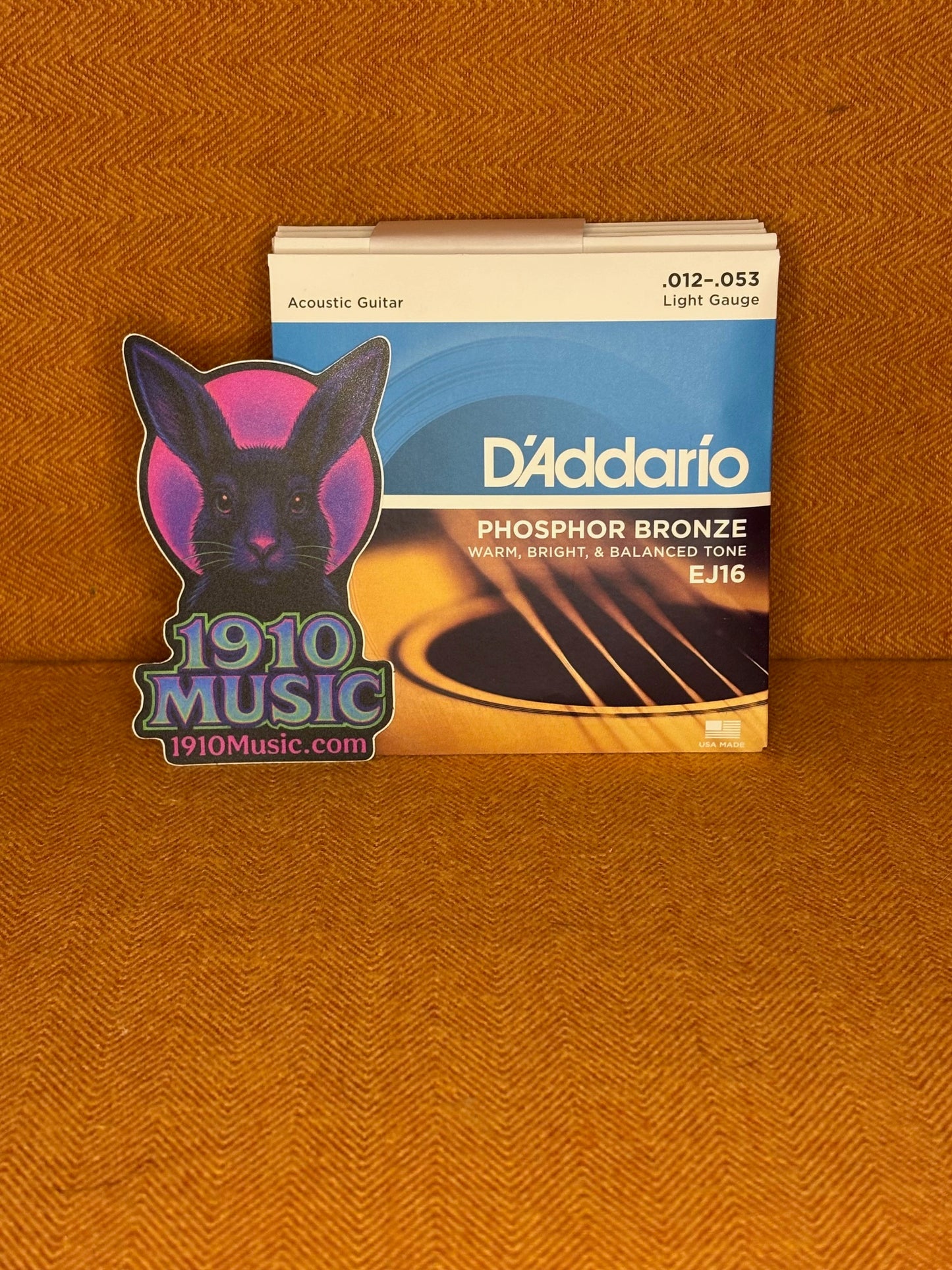 12-53 Light, Phosphor Bronze Acoustic Guitar Strings