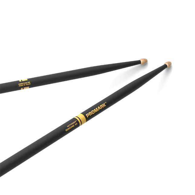 Rebound 5A ActiveGrip Hickory Drumstick, Acorn Wood Tip