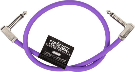 Ernie Ball Flex Patch Cable - 18 inches, Purple