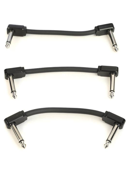 Flex Patch Cable 3in - Black - 3 Pack