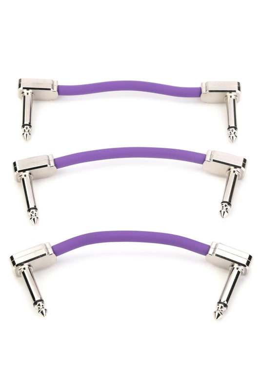 Flex Patch Cable 3in - Purple - 3 Pack