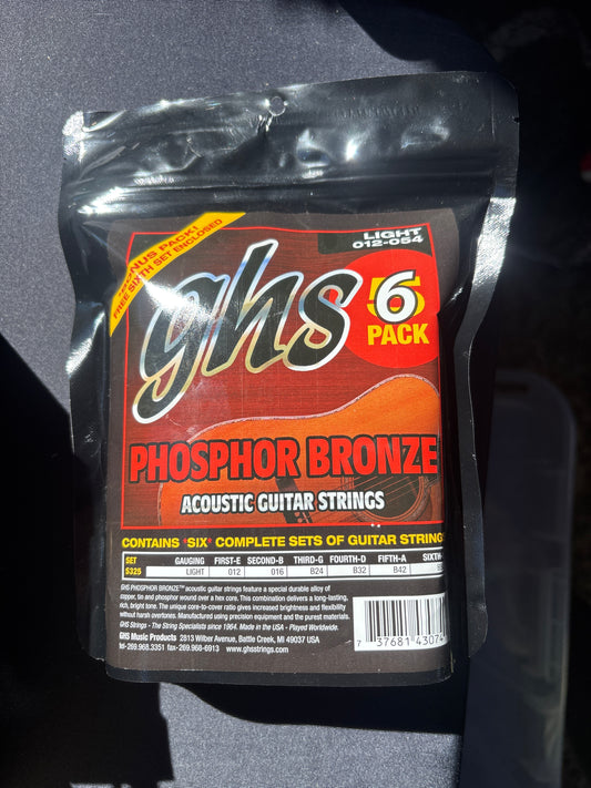 SETS - PHOSPHOR BRONZE MULTI-PACKS