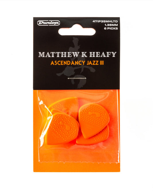 MATT HEAFY ASCENDANCY JAZZ III PICK 1.38MM - 6 PACK