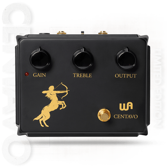 Centavo Black Out Overdrive Pedal. Black Color