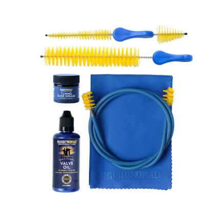 Premium Trumpet Cleaning & Care Kit - 6 pc