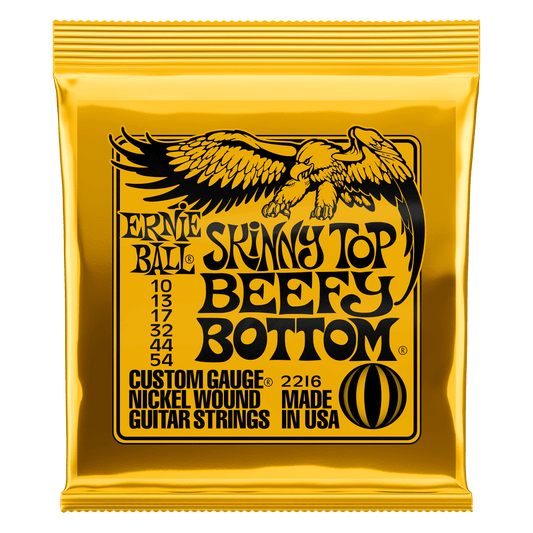 Ernie Ball Skinny Top Beefy Bottom Slinky Nickel Wound Electric Guitar Strings 10-54 Gauge